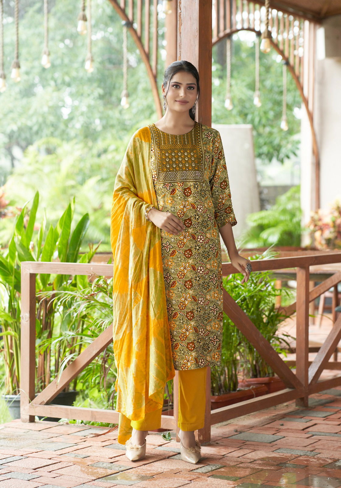 Sabri Vol 3 By Mystic 9 Rayon Printed Kurti With Bottom Dupatta Wholesale Market in Surat
